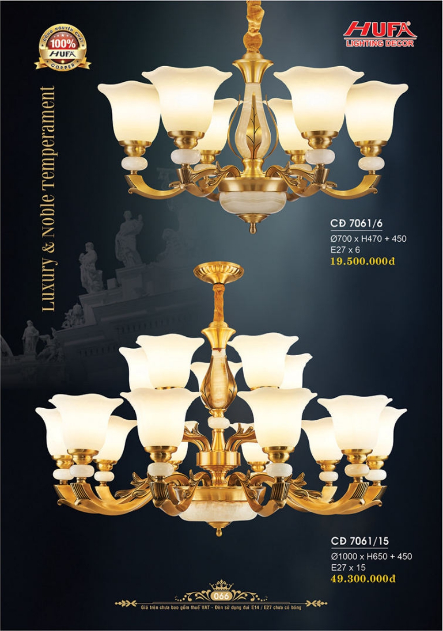 Bảng giá đèn trang trí HUFA